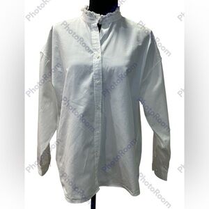 Ann Mashburn white button down shirt